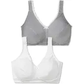 Sheego Soutien acinzentado / branco