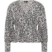 Faina Blusa cinzento / branco