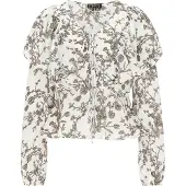 Faina Blusa bege escuro / castanho / preto / branco
