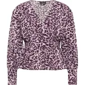 Faina Blusa roxo / branco
