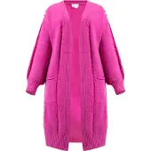 IZIA Casaco de malha rosa