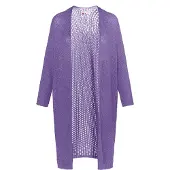 IZIA Casaco de malha roxo / prata
