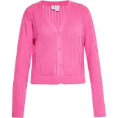 IZIA Casaco de malha rosa