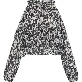IZIA Blusa preto / branco
