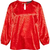 Faina Blusa vermelho