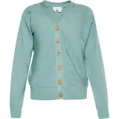 Usha WHITE LABEL Casaco de malha aqua