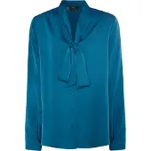 Faina Blusa azul ciano