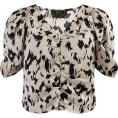 Faina Blusa bege / preto