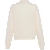 Faina Casaco de malha branco lã