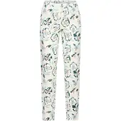 s.Oliver Calças de pijama azul claro / verde escuro / laranja pastel / branco