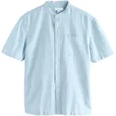 Next Camisa azul claro / branco