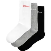 Wilson Meias Crew Logo 3 Unidades