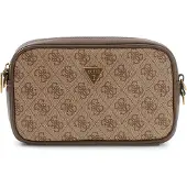 GUESS Mala de ombro 'HMMILOP6150' mosqueado preto