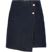 Y.A.S Saia Curta De Cintura Alta Lisana Denim
