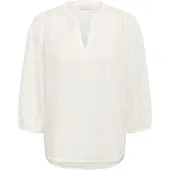 Kaffe Blusa branco / branco natural