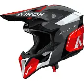 Airoh Wraaap Conquer Capacete Preto/Antracite/Vermelho L