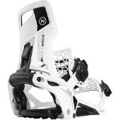 Nidecker - Fixações snowboard - Supermatic OG White para Unissexo - Nylon - Tamanho L - Branco