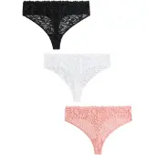 Next Tanga salmão / preto / branco