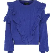 Faina Pullover azul cobalto
