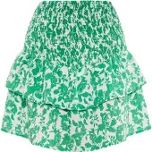 IZIA Saia verde / branco