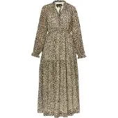 Faina Vestido 'Dedica' areia / bege claro / preto