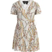 Faina Vestido mistura de cores / branco