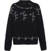 Faina Pullover azul / vermelho / preto / branco