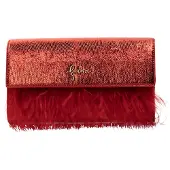Faina Clutches vermelho