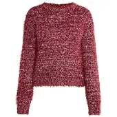 Usha Pullover 'Lurea' avermelhado / branco