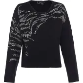 Faina Pullover preto / prata