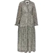 Faina Vestido bege / azul claro / preto