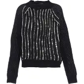 Faina Pullover preto / prata