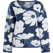 Usha Pullover 'Lurea' marinho / branco