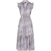 Faina Vestido de verão bege / azul