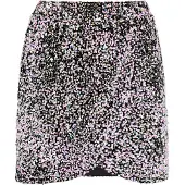 Faina Saia brocado / rosa claro / prata