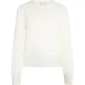 Usha Pullover 'Lurea' branco pérola / branco lã