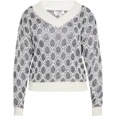 Usha Pullover antracite / branco