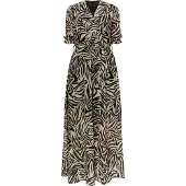 Faina Vestido estuque / preto
