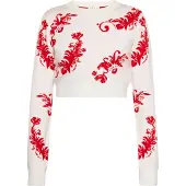 IZIA Pullover vermelho / branco