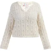 IZIA Pullover branco lã
