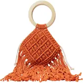 IZIA Malas de tiracolo creme / laranja escuro