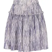 Faina Saia bege / azul-violeta