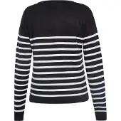 Usha Pullover preto / branco