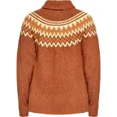 IZIA Pullover bege / castanho / laranja