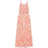 IZIA Vestido de verão granadina / branco natural