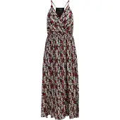 Faina Vestido camurça / vermelho / preto / branco