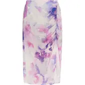 IZIA Saia roxo / lilás / roxo escuro / branco
