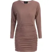 Faina Vestido castanho