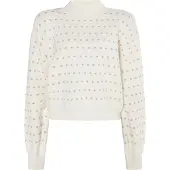 Faina Pullover 'Imane' ouro / branco lã