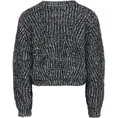 IZIA Pullover preto / offwhite